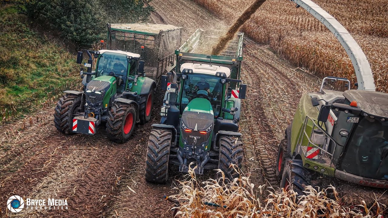 Mais-Wahnsinn 2025 / Claas Jaguar 980- Krone BIG X 1180 - John Deere 7850 - BGA Blumendorf Mais 2025