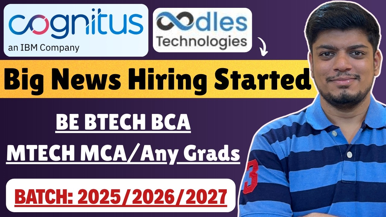 🔥Finally Oodles, Cognitus Biggest Hiring | Deloitte 2027 Hiring | Off-Campus Drive 2025, 2026, 2027