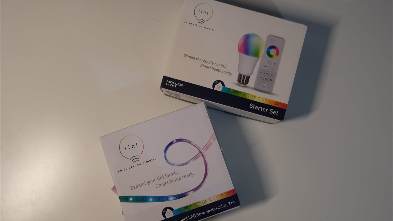 Tint leuchten unboxing und Einbindung in Phillips hue