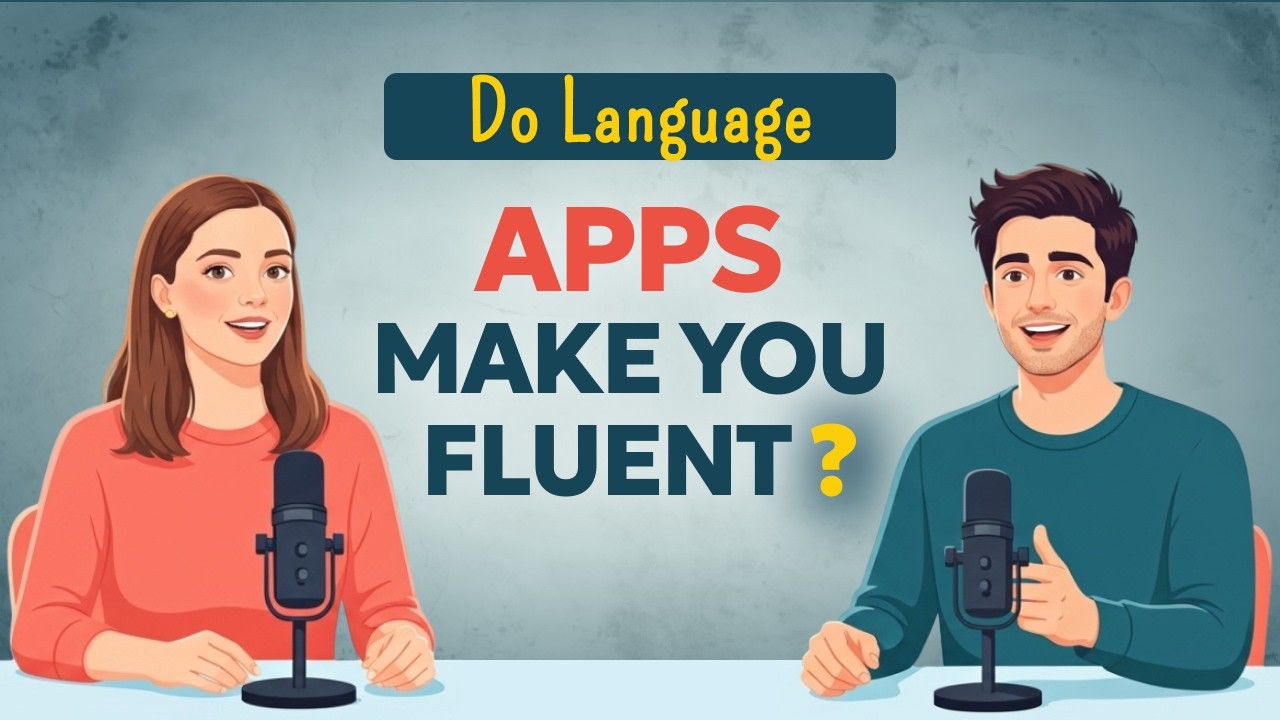 English Listening Practice B1-B2 Level | Talking About Language Learning Apps? | English Podcast