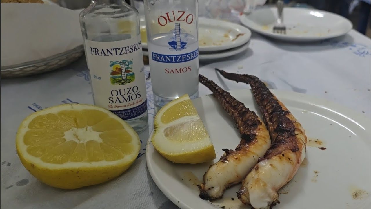 Για ενα ούζο και δύο πλοκάμια λιαστό χταπόδι