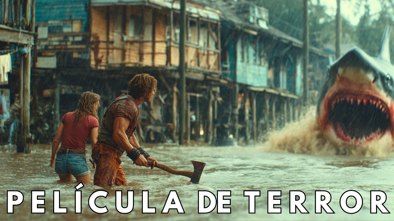 MEJOR PELÍCULA DE TERROR (2024) | Una ciudad entera está atrapada por un tsunami de depredadores