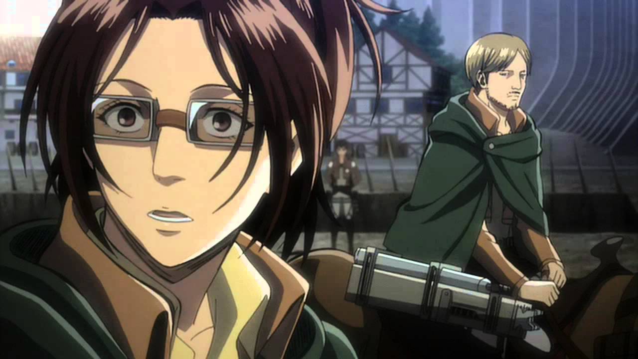 Shingeki no Kyojin - OVA 1 Clip 1 - Hanji's Excitement Toward Titans