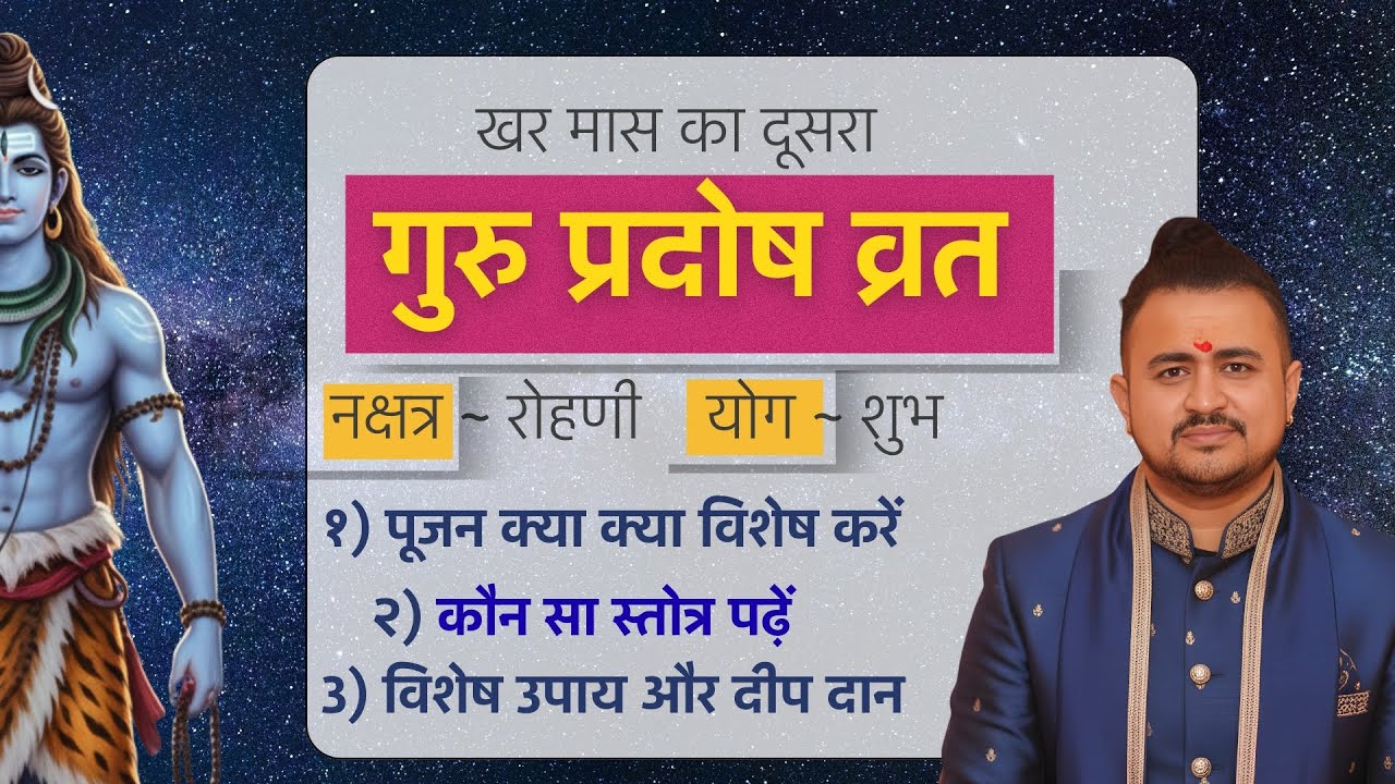 Guru Pradosh Vrat ~ In English New Year 2026 ~ Make it special and perform Pradosh Puja of Mahadev ||
