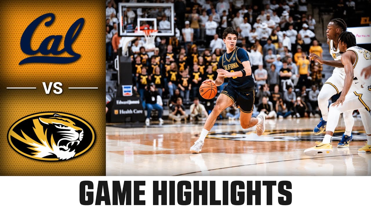Cal vs. Missouri Game Highlights | 2024-25 ACC Men's Basketball
