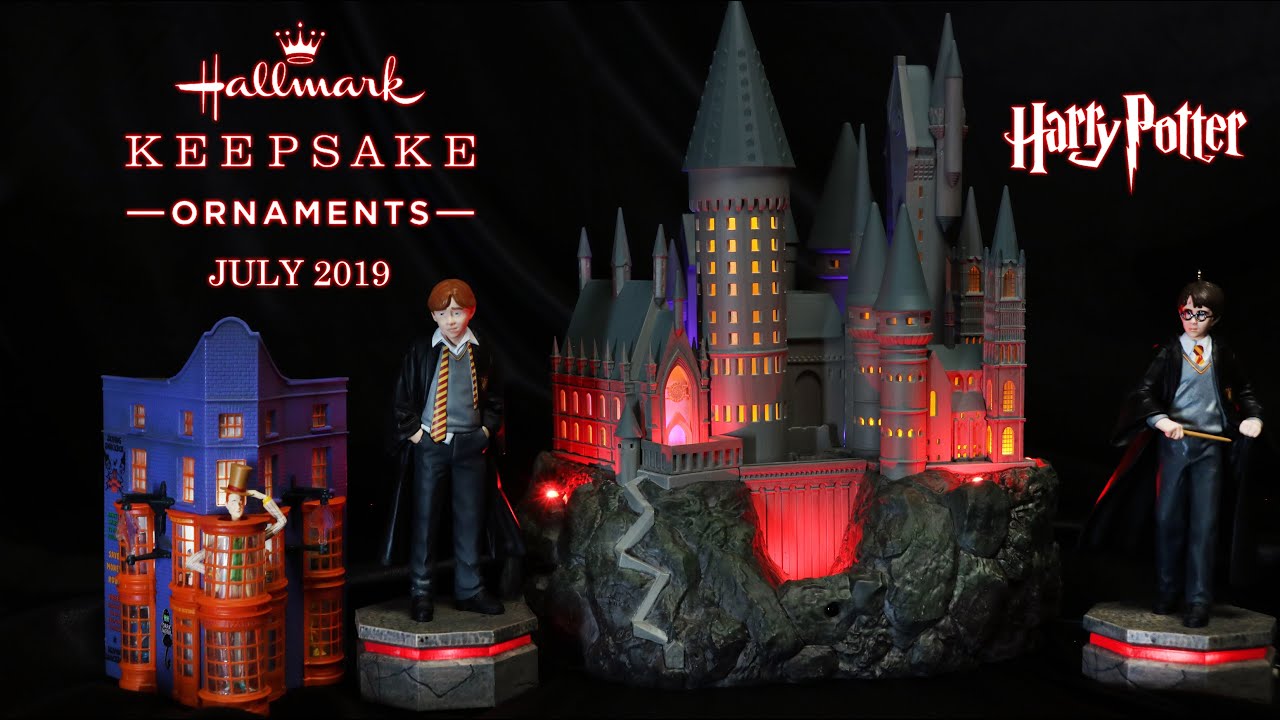 Harry Potter Hallmark Collection : Hogwarts Castle : Harry and Ron Storyteller Ornaments : July 2019