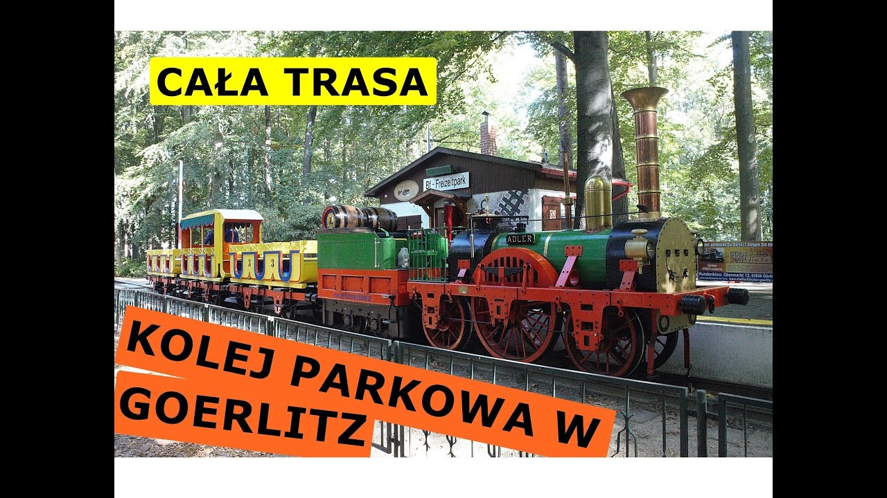 Kolej parkowa w Goerlitz. CAŁA TRASA