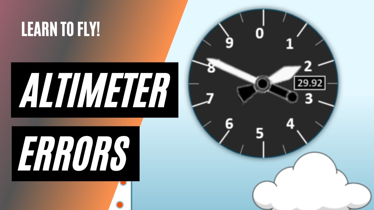The Altimeter Doesn't Work How You Think it Does | 