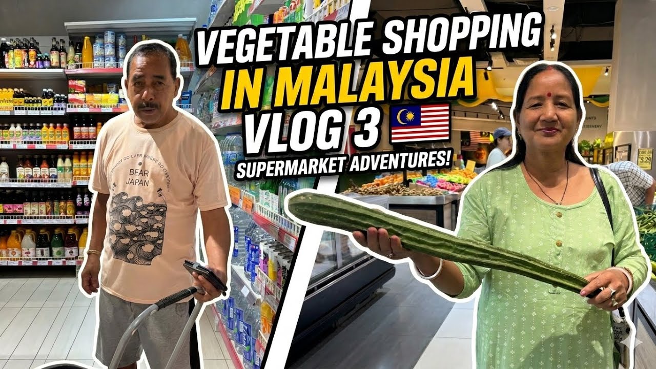 Indian Family Vegetable Shopping in Malaysia | Vlog 3 | 