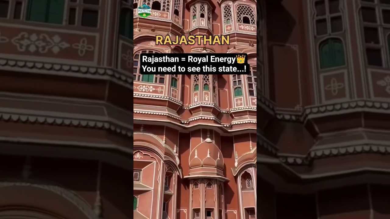 Rajasthan = Royal Energy 👑 | Palaces, Forts & Royal Vibes 🇮🇳 