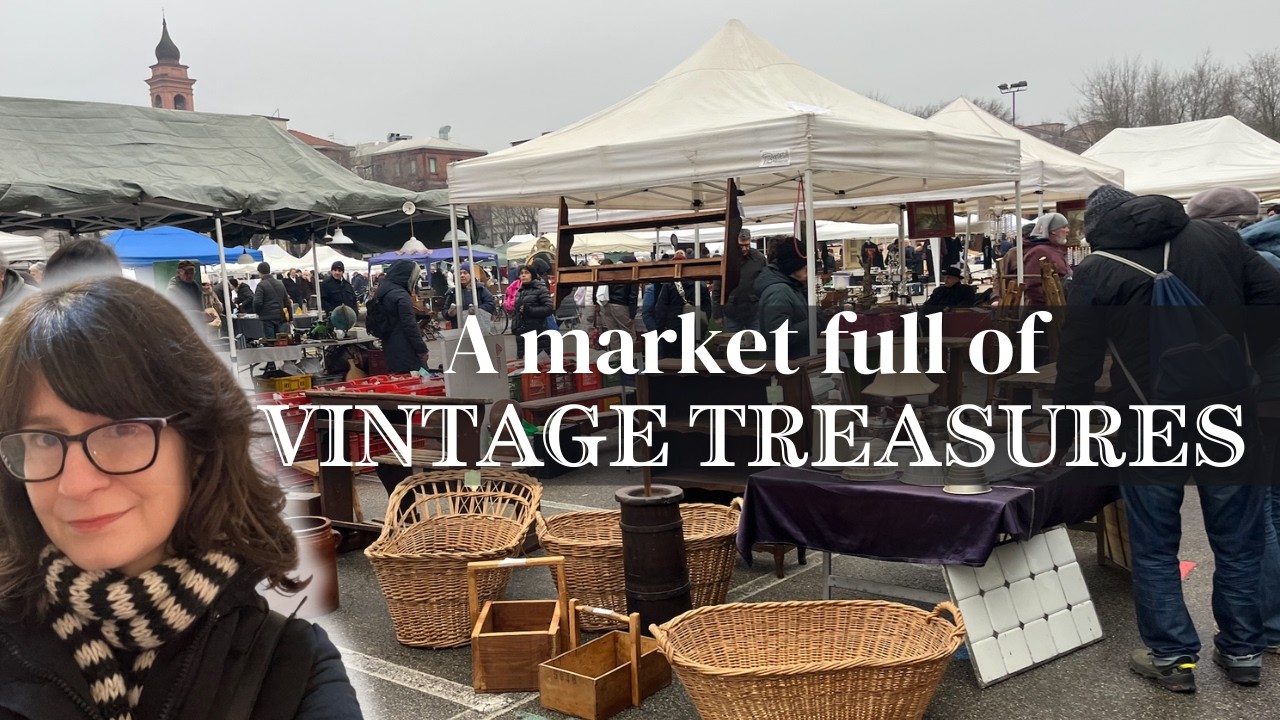 Treasure Hunting at the ANTIQUES Market in Nizza Monferrato