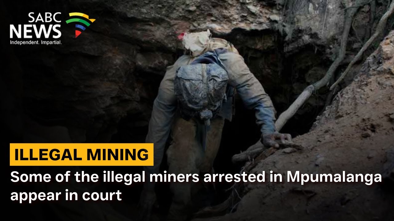 Some of the illegal miners arrested in Mpumalanga appear in court