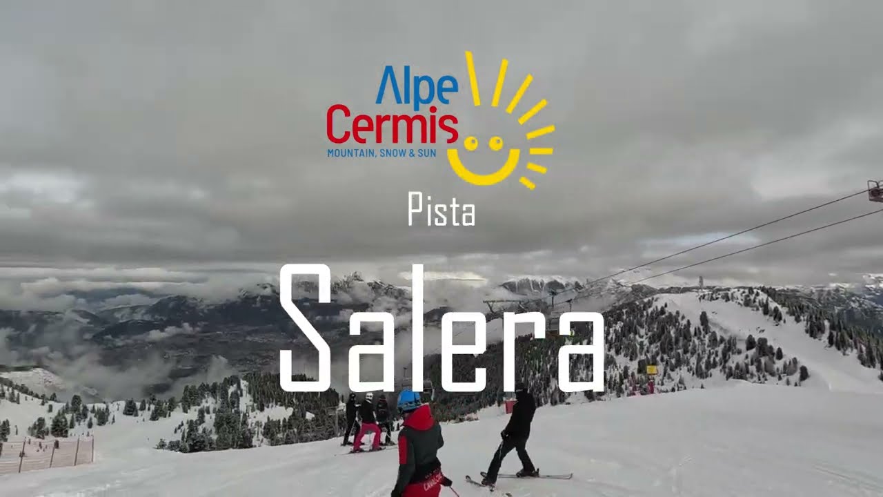 Pista Salera: sempre ottima neve e tanti cambi di pendenza in Alpe Cermis #alpecermis #trentino