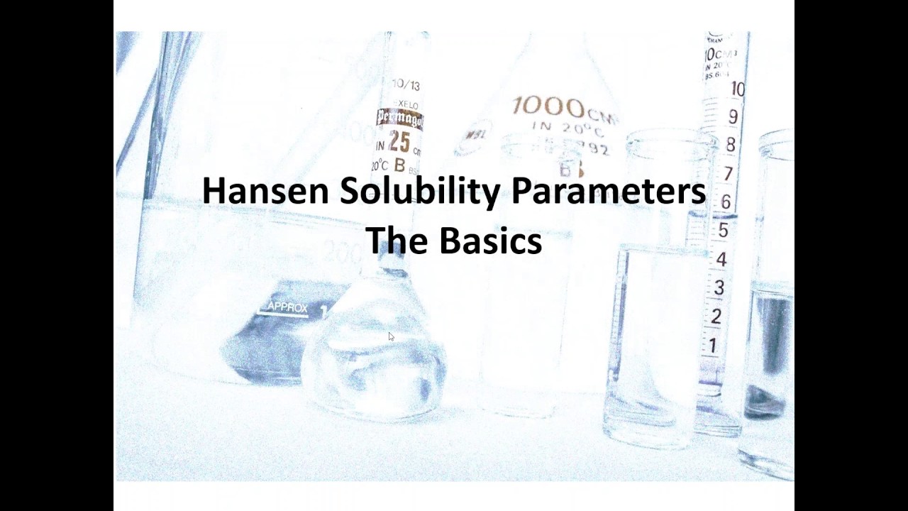 iFormulate introduces…a quick guide to Hansen Solubility Parameters