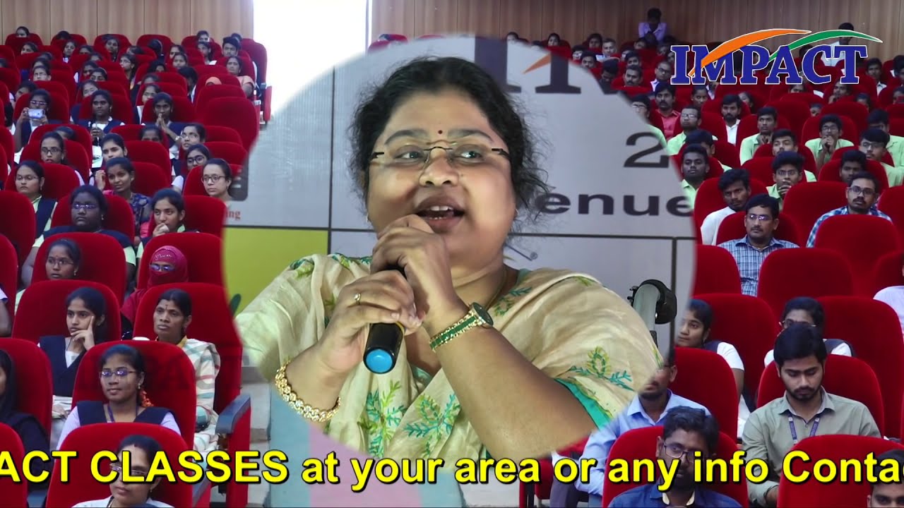 నేను రెండుసార్లు UPSC ర్యాంక్ ఎలా పాస్ అయ్యానో తెలుసా ?| BALALATHA  || IMPACT NELLORE 2020