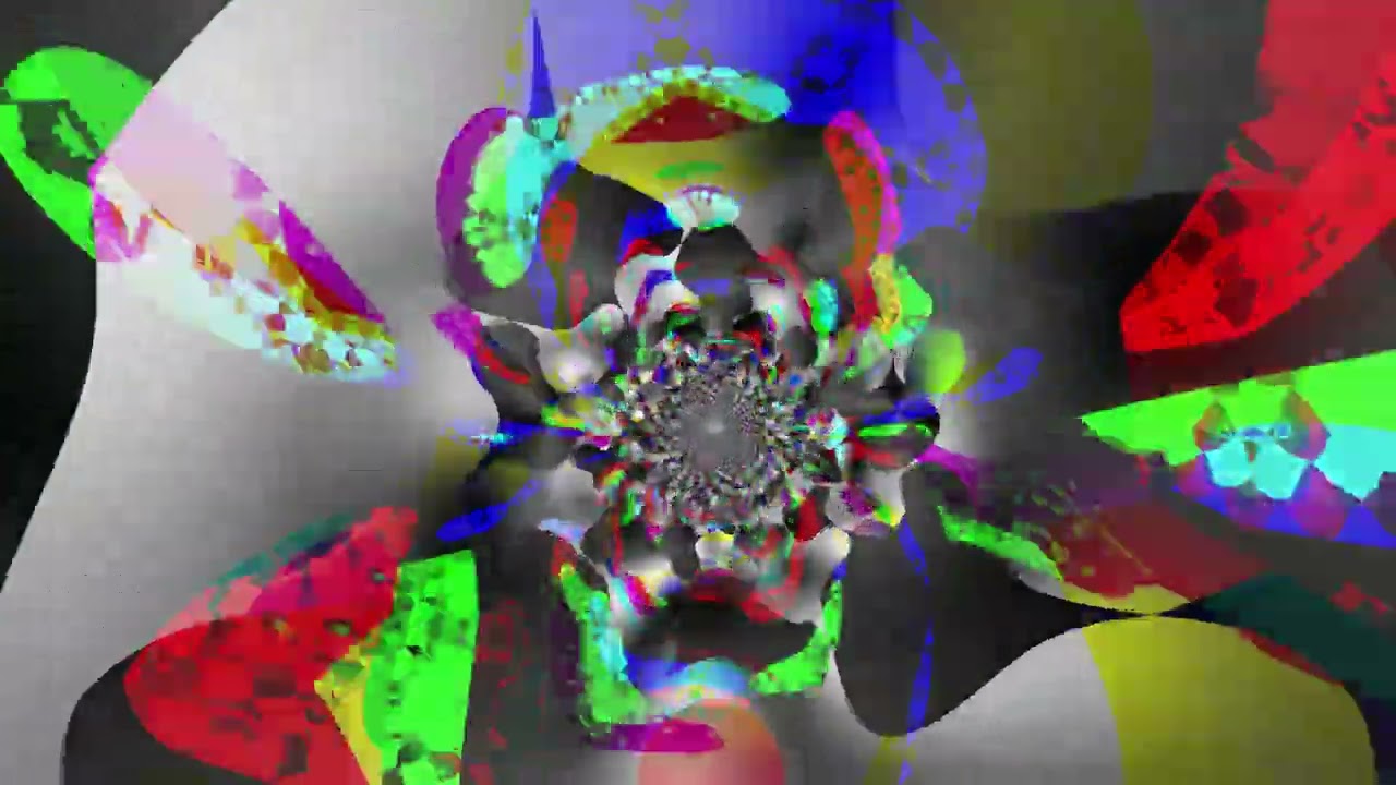 Abstract video synthesis loop 4K 60fps 300secs q1au 007