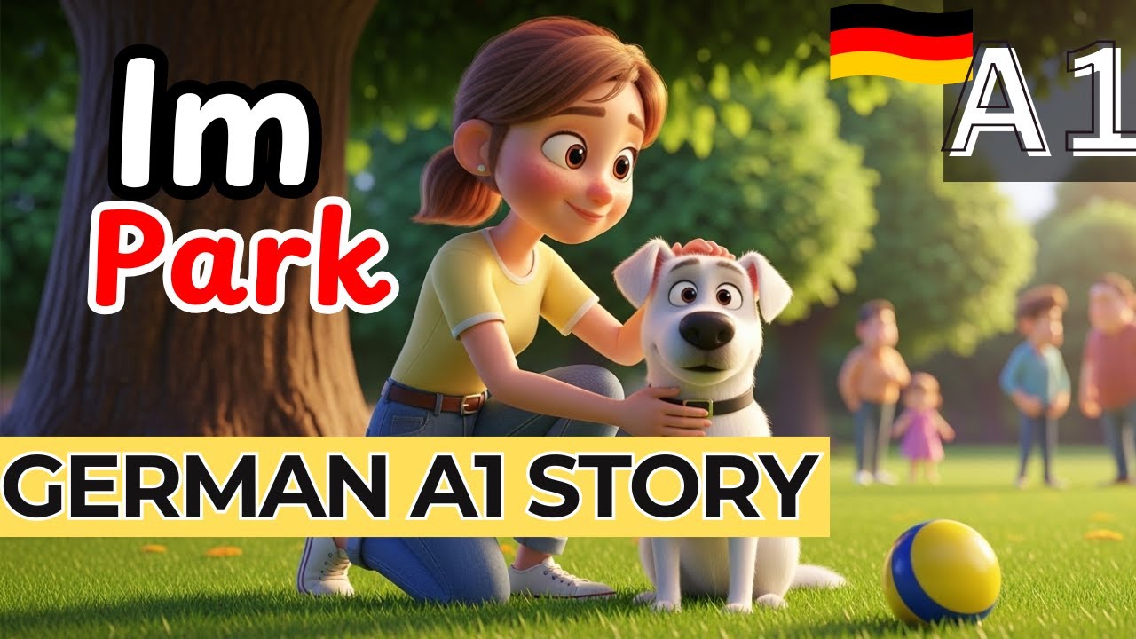 Learn German: A1 German Story for Beginners | A fun day at the park