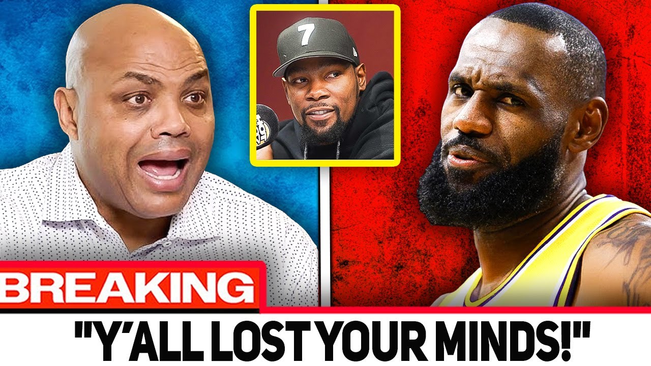 Чарльз Баркли хлопает в ответ Леброну и КД за неуважение к Джордану... (Он вошел в игру!)