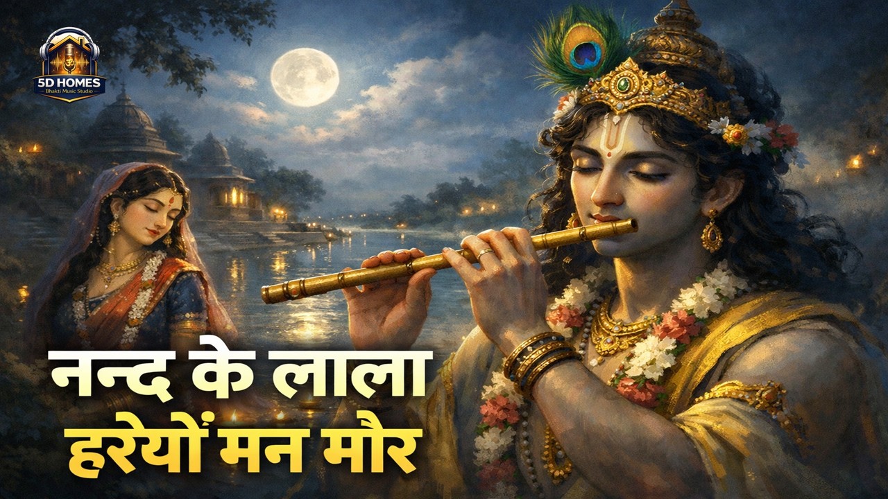 नन्द के लाला हरेयौं मन मौर | राधे-श्याम की बंसी का जादू | Heart Touching Krishna Bhajan