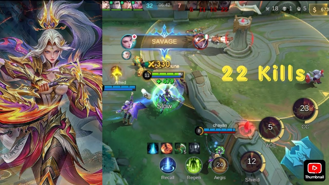 Deadly Beast Hanabi Insane 22 Kills + Savage, Super Killing Machine!!