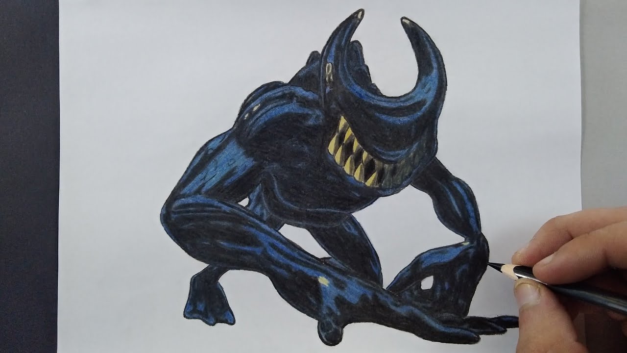 Dibujando a Beast Bendy | Bendy and the Dark Revival | Drawing Beast Bendy