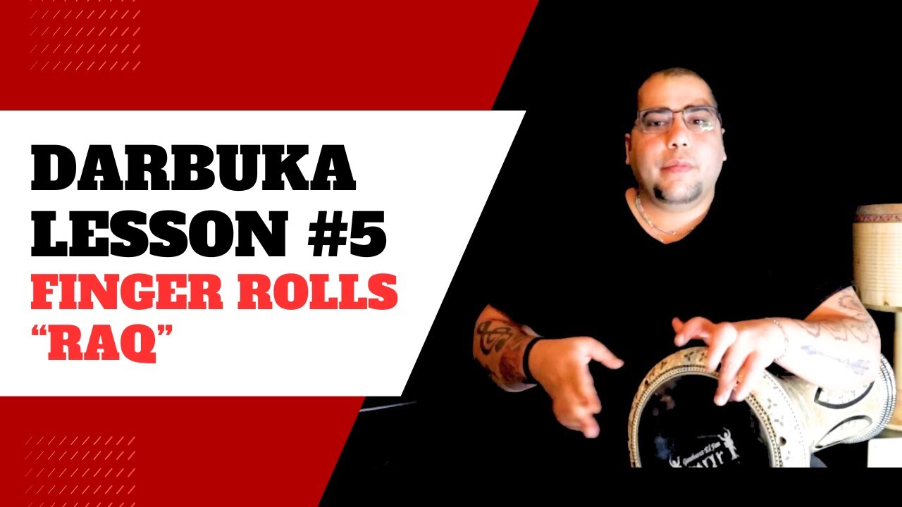 ✅ Darbuka Lesson 5 📚 - Finger Roll - 