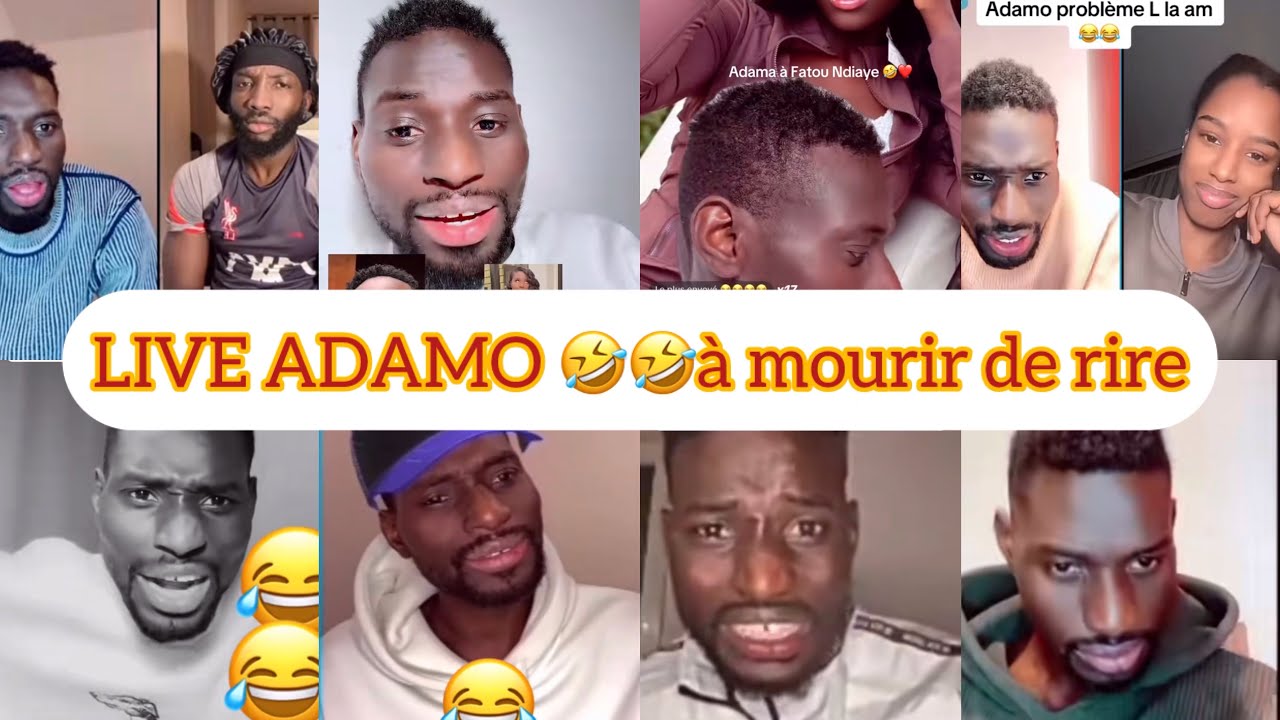 BEST OF LIVE-ADAMO à mourir de rire  #buzzsenegal #tiktok