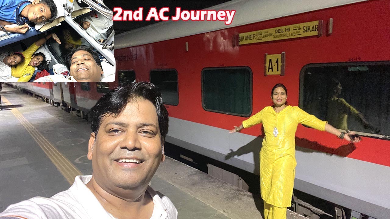 cute girl Sleeping in Train😍| Rajasthan Sampark Kranti Express || Train Journey | Delhi to Bikaner