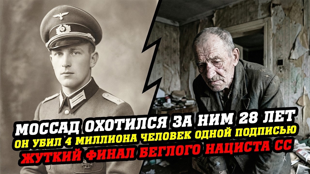 Он сбежал от Нюрнберга, МОССАД шёл за ним 28 лет! Жуткий финал беглого НАЦИСТА СС, страшнее Эйхмана