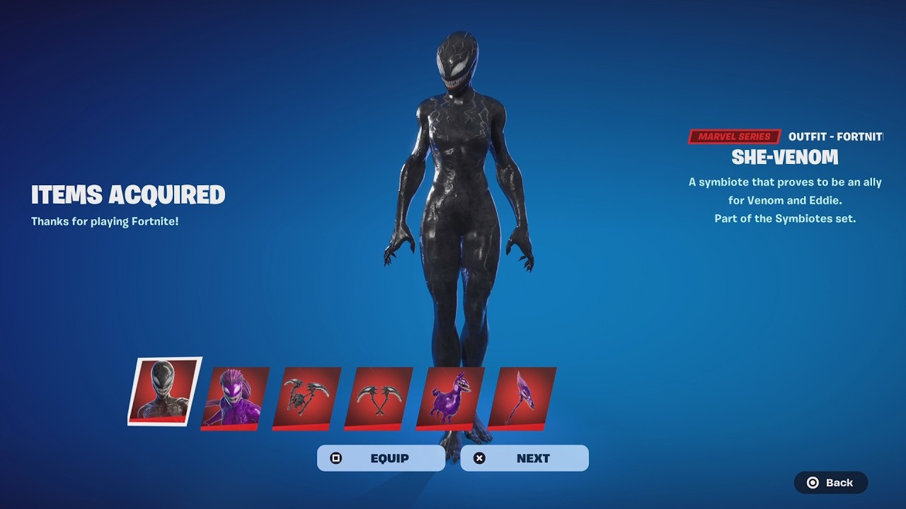 She-Venom & Agony Fortnite Skins Are SUPER REACTIVE❗️(Gameplay & Review)