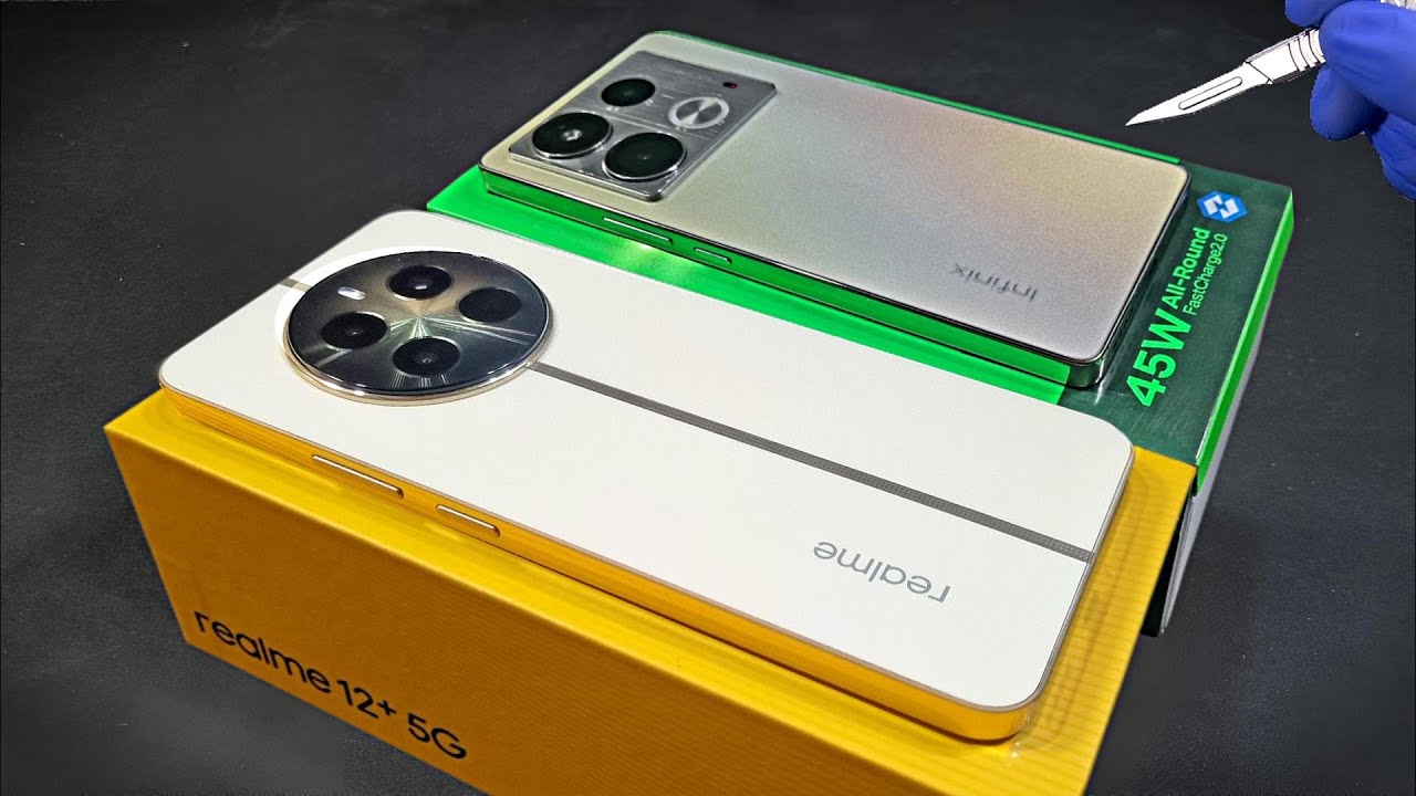 Infinix Note 40 vs Realme 12 Plus 5G Unboxing and Camera Test - ASMR