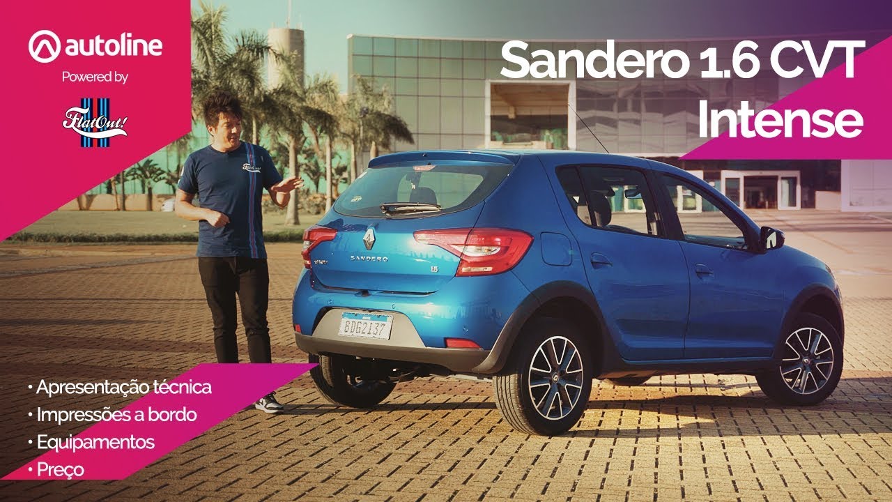 COMO ANDA O SANDERO 1.6 CVT INTENSE? AVALIAÇÃO AUTOLINE