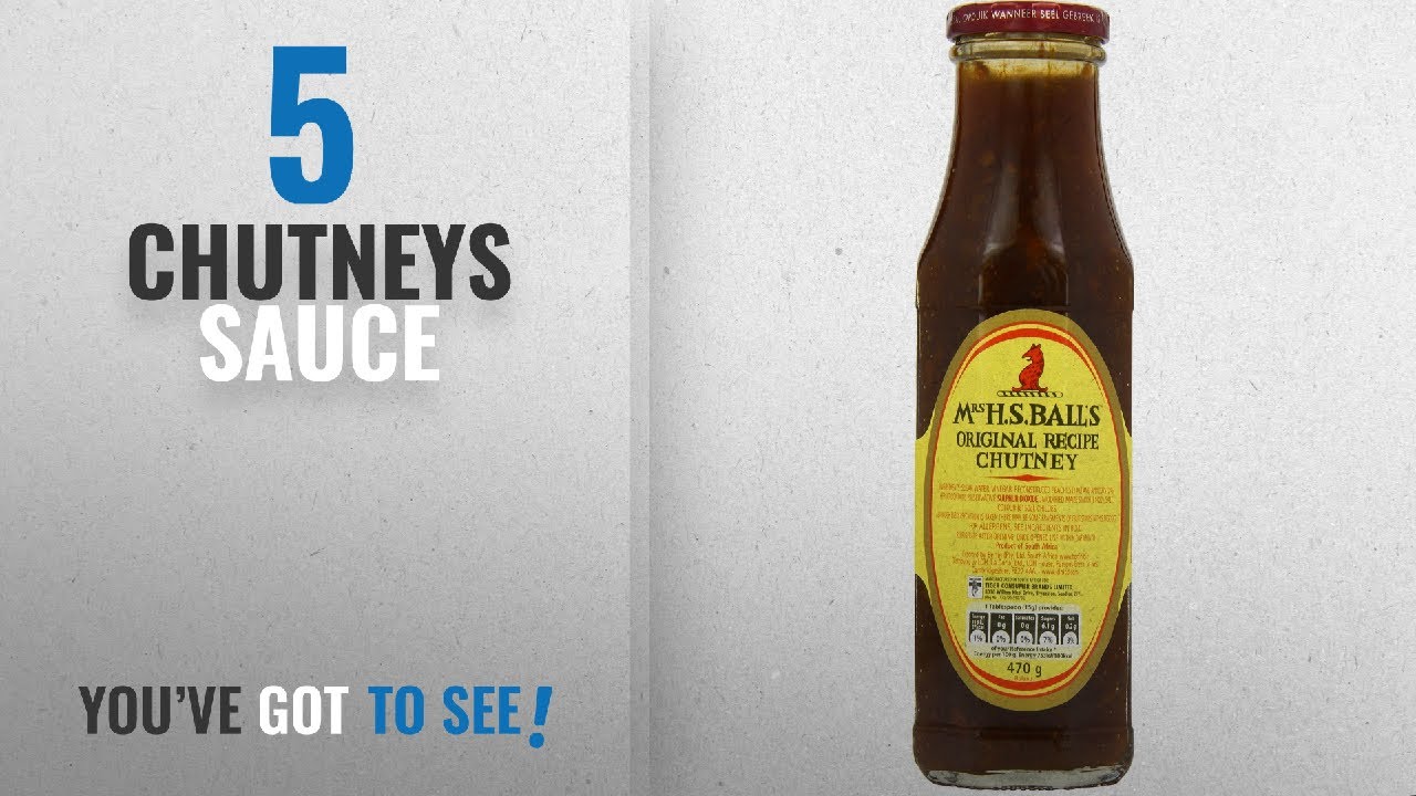 Top 10 Chutneys Sauce [2018]: Mrs Ball's Original Chutney 470gram