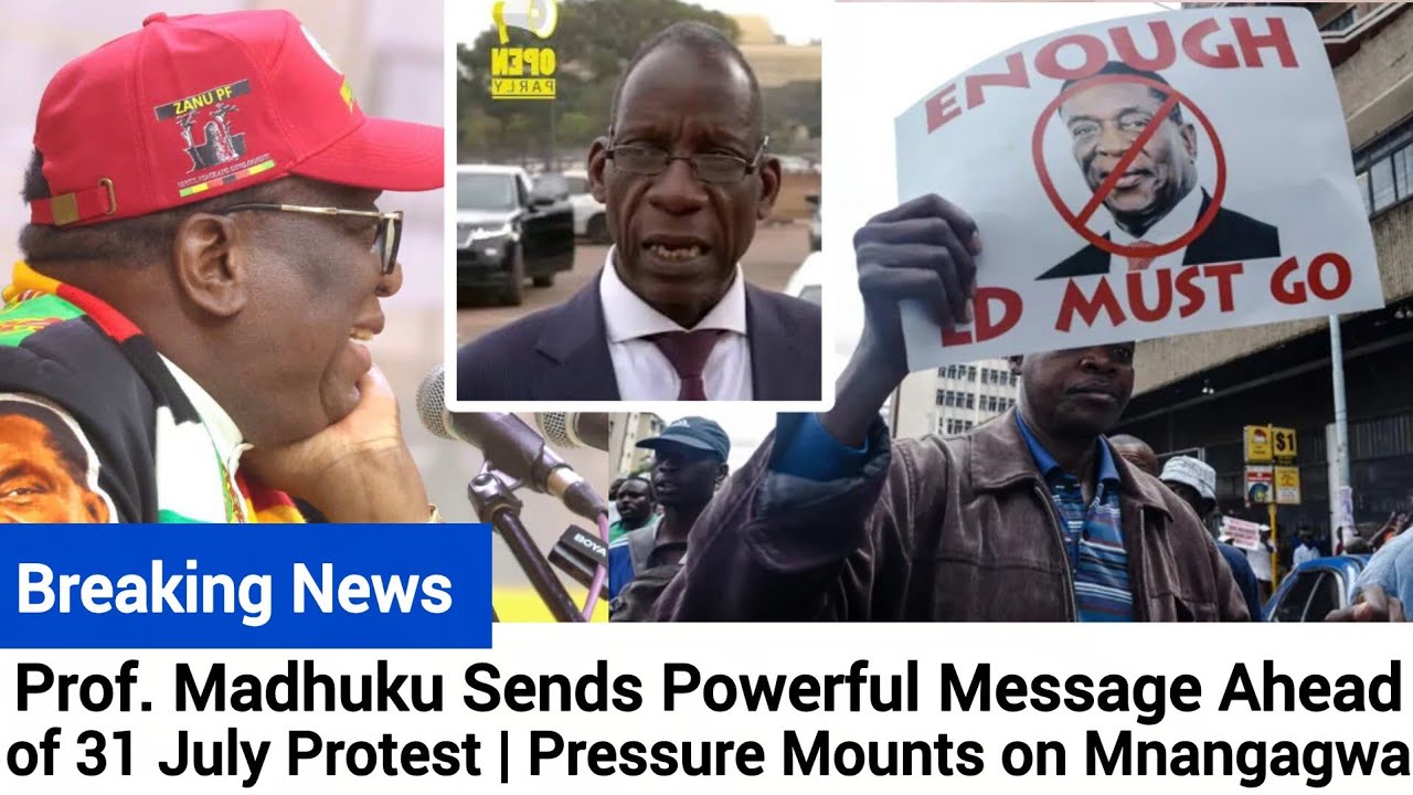 Prof. Madhuku Sends Powerful Message Ahead of 31 July Protest | Pressure Mounts on Mnangagwa