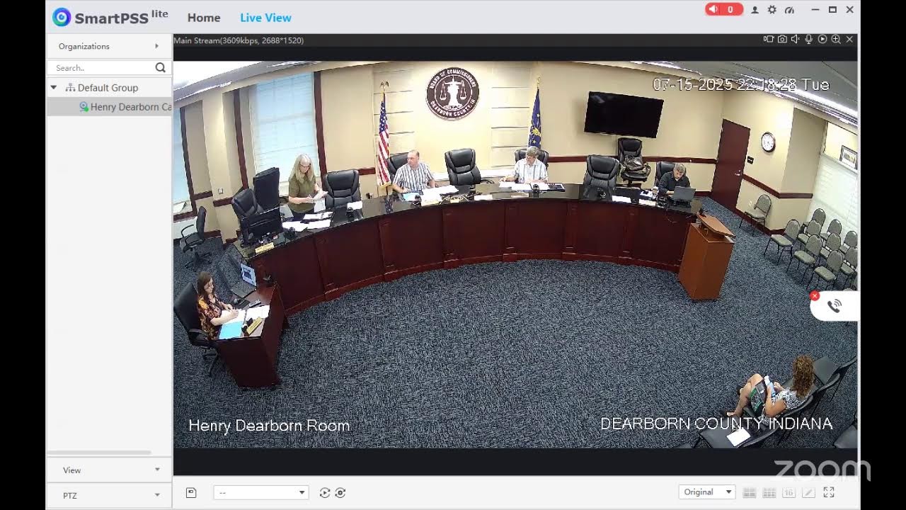 Dearborn County Indiana Board of Commissioners Meeting July 15, 2025
