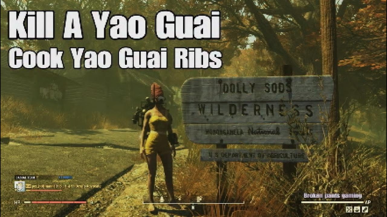 Yao Guai Locations and Ribs ☢️ Fallout 76