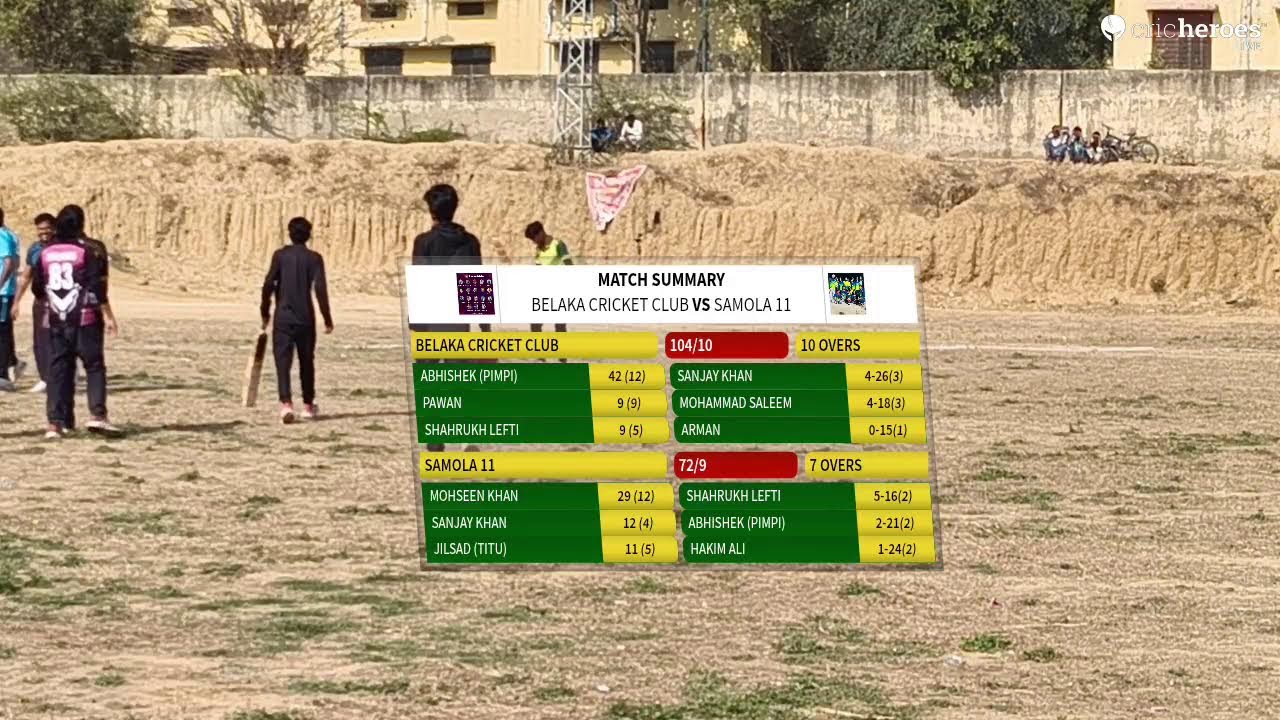 Belaka cricket club vs Samola 11 live cricket match | Nangla Banjeerka Super League 2nd Season  liv