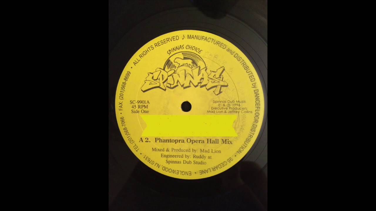 Phantom Of The Opera Riddim Mix (Spinnas Choice, 1996)