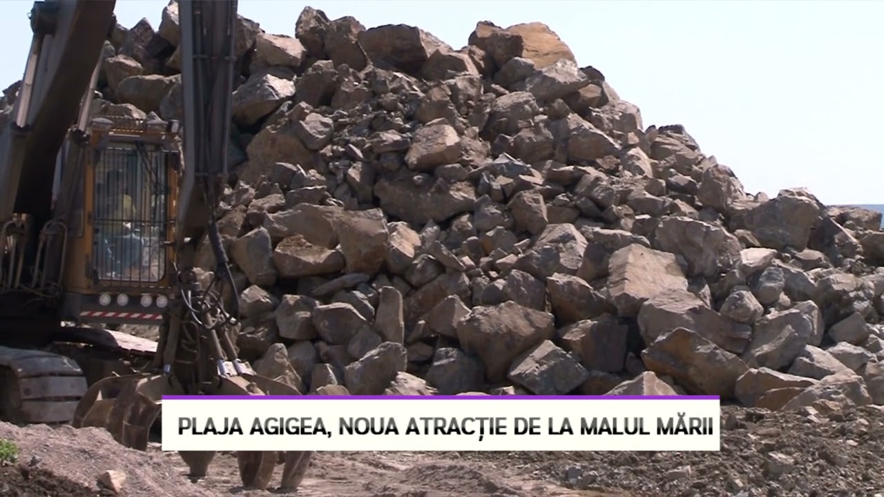 Plaja Agigea, noua atracție de la malul mării - LITORAL TV