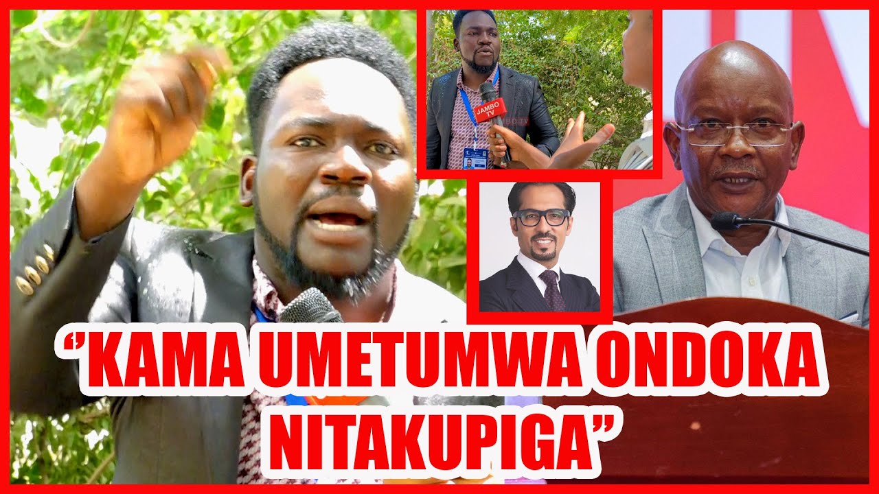 SAKATA LA MANGUNGU LAMUIBUA DKT MO ATAKA KUMTANDIKA MWANDISHI MAKOFI ''ÚMETUMWA NTAKUPIGA''