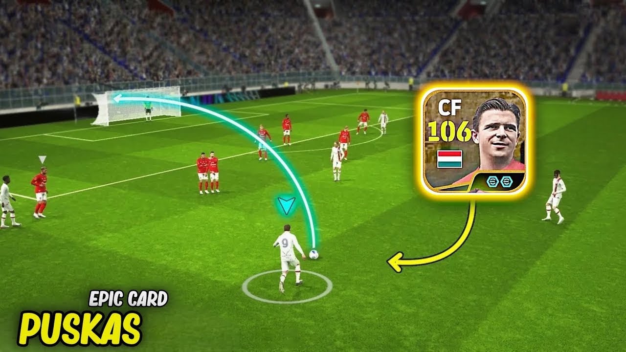 New 106 Ferenc Puskas is A Beast in Finishing | 99 Finishing With The Phenomenal Pass Skill 🔥