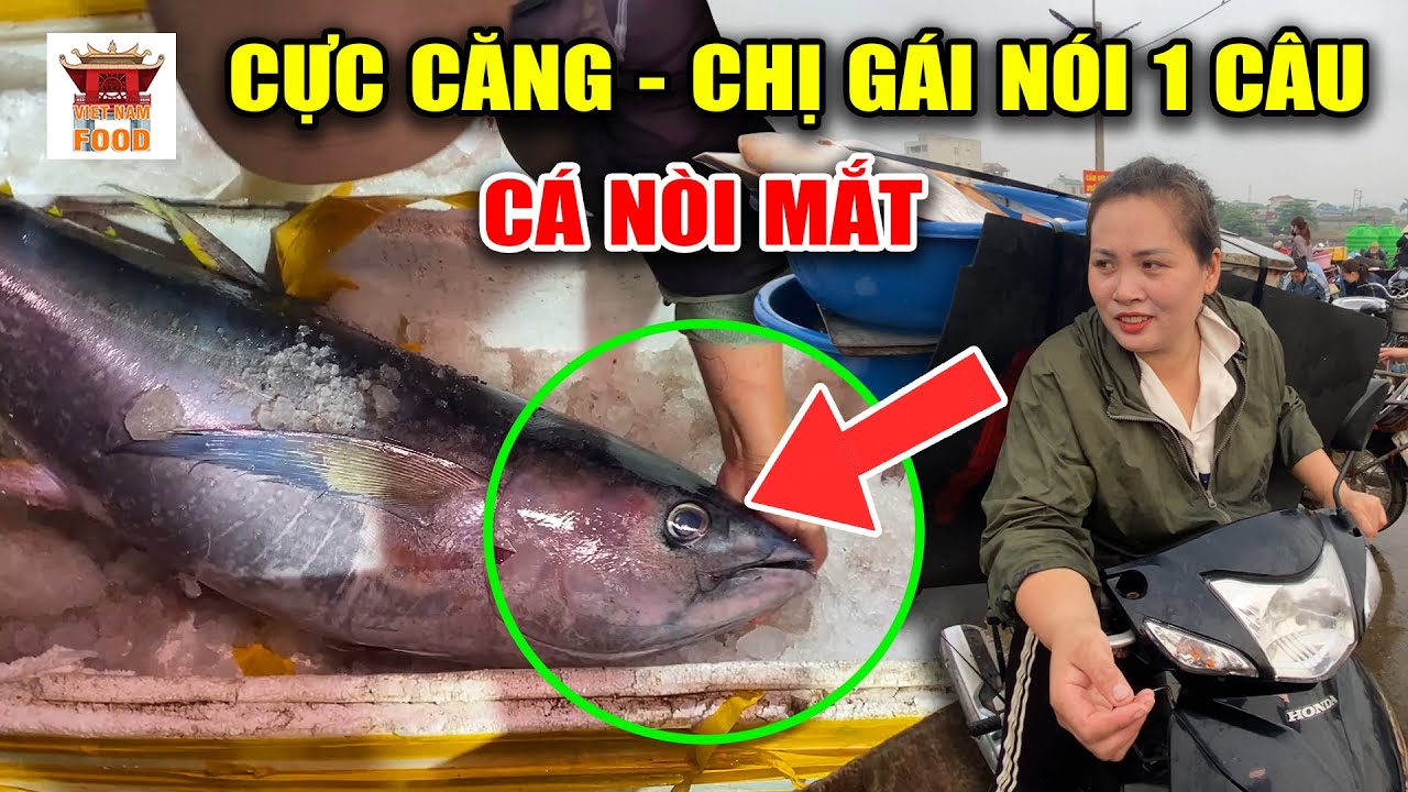Giật Mình! Chợ Hải Sản Cửa Lò Chị Gái Nói Một Câu Khách Mua Hết Hàng Trong 5 Phút | Viet Nam Food