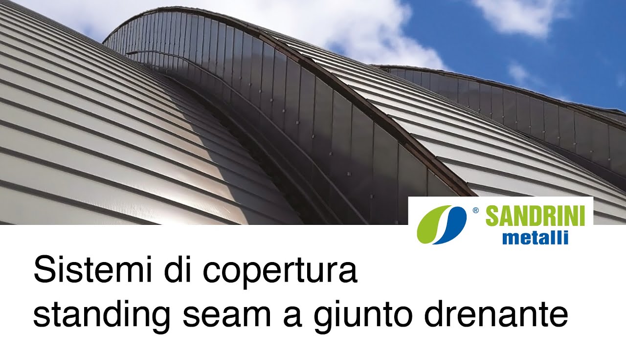 Copertura metallica senza fissaggi esterni