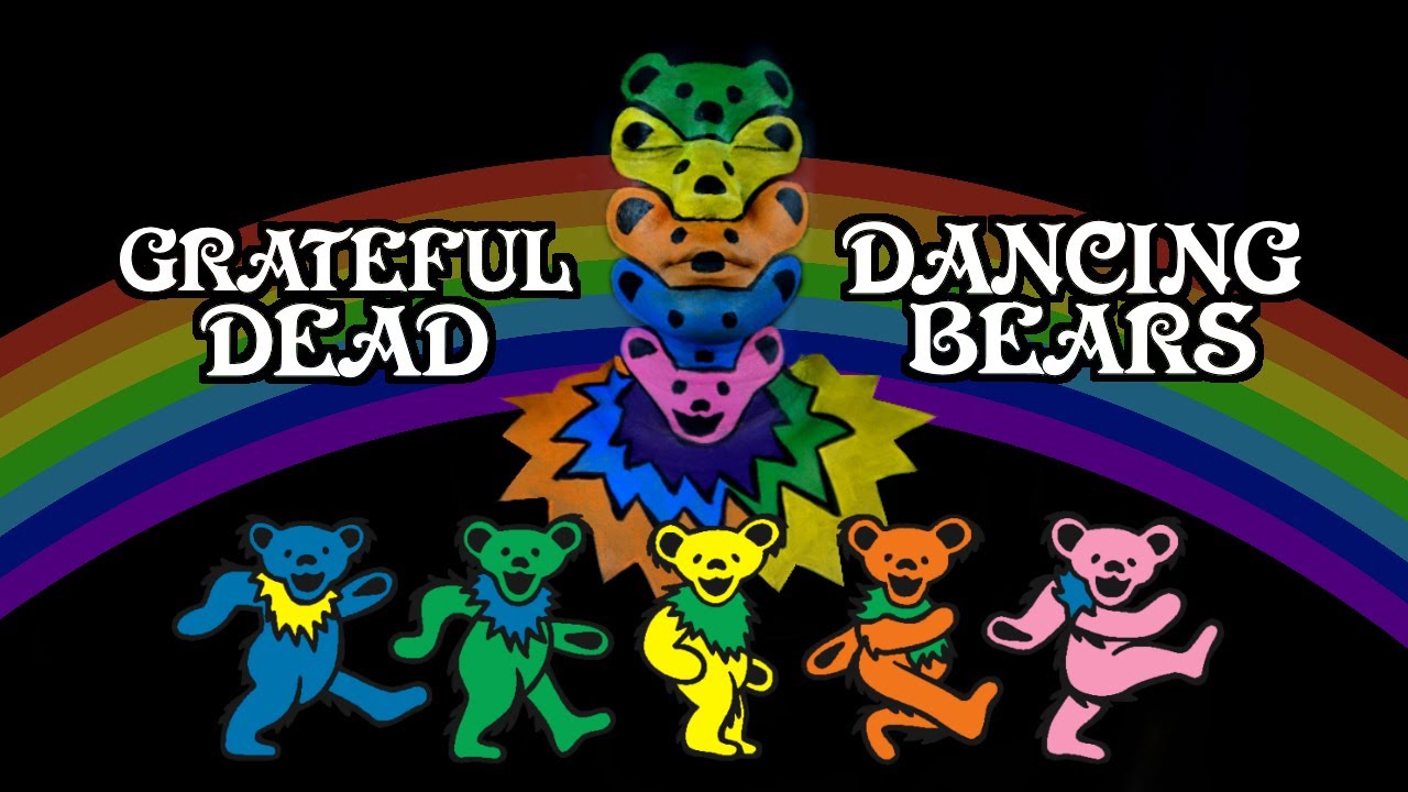 Grateful Dead Dancing Bears Makeup!!! #GratefulDead