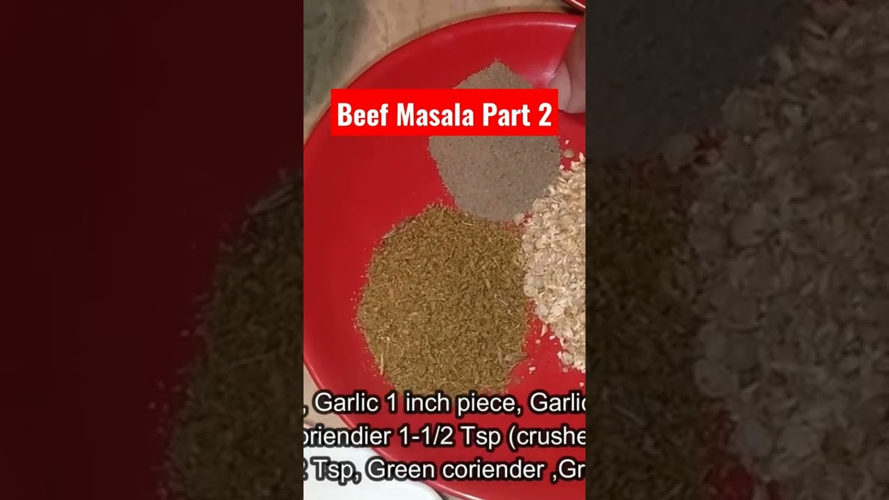 How To Make Beef Masala Part 2 | Meat Masala ##beef #beefmasala #foodie #howto #shorts