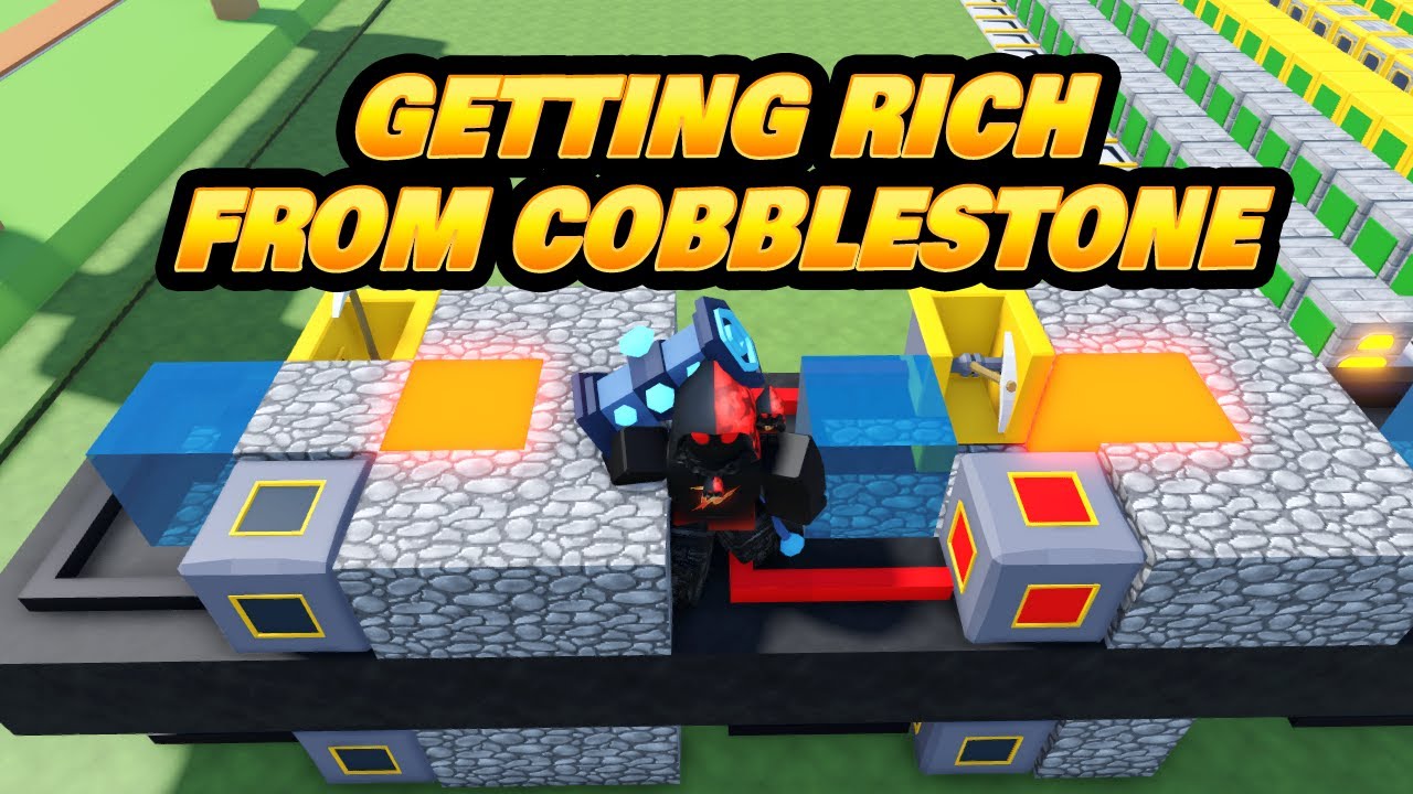 КАК РАЗБОГАТЕТЬ НА COBLESTONE В BLOCK TYCOON ROBLOX — БОЛЕЕ 200 000
