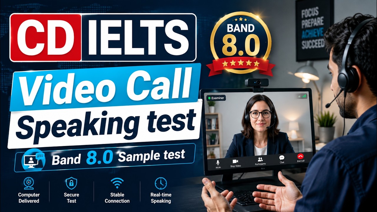 IELTS UKVI Video Call Speaking test Band 8.0 Sample test