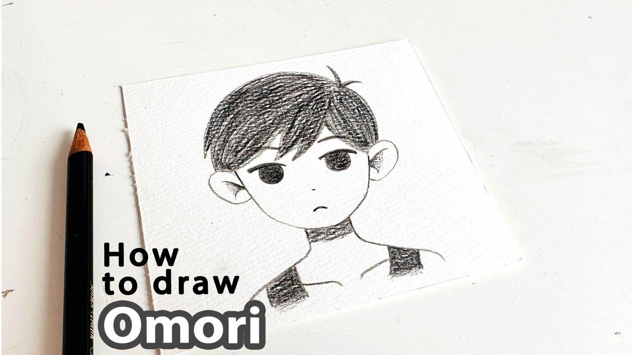 How to draw Omori | Step by step drawing