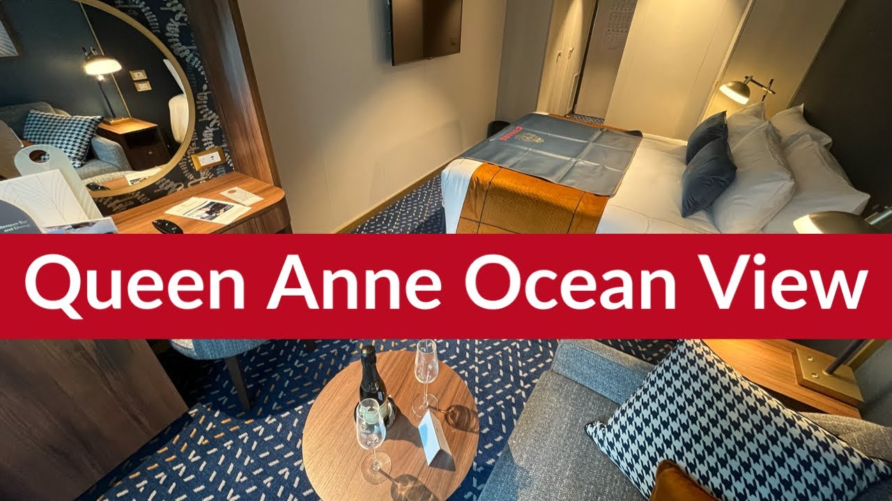 My oceanview cabin on Cunard&rsquo;s New Queen Anne cruise ship!