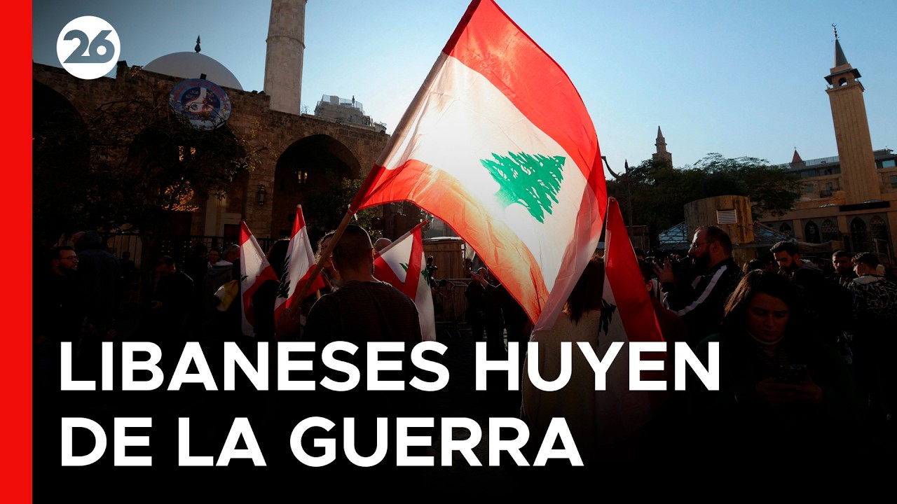 🇱🇧 CRISIS HUMANITARIA | Miles de libaneses abandonan sus hogares por el conflicto